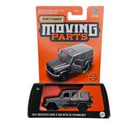 Matchbox Moving Parts, Mercedes-Benz G 580 W/EQ Technology 2024, gris, escala 1:64 fundido a presión