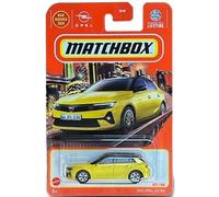 Matchbox Opel Astra - Coche fundido a presión 2022, escala 1:64, amarillo