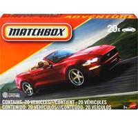 Matchbox Pack 20 Coches de Juguete, vehículos Surtidos para niños +3 años (Mattel FGM48)