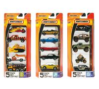 Matchbox - Pack 5 vehículos (varios modelos)