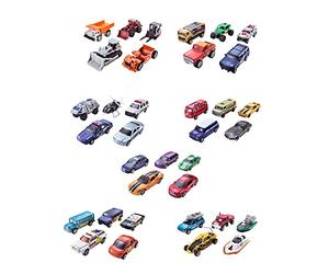 MATCHBOX Pack de 5 vehculos - C1817 - Autos pequeos - 3 aos y +