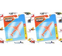Matchbox Sky Busters Avión de Juguete, helicóptero, Transbordador Espacial, Reactor u Otra réplica de avión con Ruedas o hélices giratorias (Estilos Surtidos, un Modelo Aleatorio), JDJ05