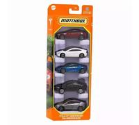Matchbox Tesla 20th Anniversary - Paquete de 5 unidades, escala 1:64, modelo S, modelo 3, modelo X, modelo Y, Roadster 2020