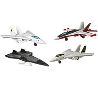 Matchbox Top Gun Pack de 4 Aviones de Juguete (Mattel GPF72)