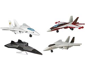 Matchbox Top Gun Pack de 4 Aviones de Juguete (Mattel GPF72)