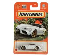 Matchbox Toyota GR Supra 2023 Vehículo fundido, escala 1:64, blanco, 39/100