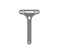 (Matches the image) Watch Opener Two Feet T Shape Watch Back Case Opener Watch Repairing Tool(Silver Gray Flat Head )