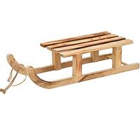 matches21 Trineo de madera, decoración navideña, decoración de invierno, decoración navideña, decoración de madera, marrón, minitrineo, 1 unidad, 42 cm