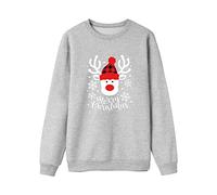 Matching Christmas Sweater for Family Merry Christmas Couples Xmas Graphic Sweatshirts Soft Matching Sets Reindeer
