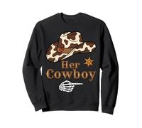 Matching Couples Her Cowboy Western His and Hers Sudadera