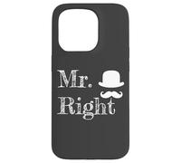 Matching Couples Mr Right Carcasa para iPhone 15 Pro