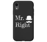 Matching Couples Mr Right Carcasa para iPhone XR