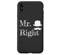 Matching Couples Mr Right Carcasa para iPhone XS Max