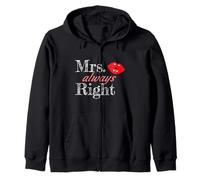 Matching Couples Mrs Always Right Sudadera con Capucha