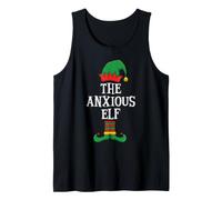 Matching Family Group Funny I'm The Anxious Elf Christmas Camiseta sin Mangas