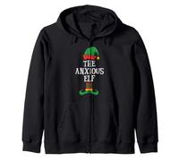Matching Family Group Funny I'm The Anxious Elf Christmas Sudadera con Capucha