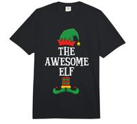 Matching Family Group Funny I'm The Awesome Elf Christmas Comfort Colors Adult Heavyweight T-Shirt