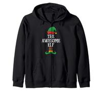 Matching Family Group Funny I'm The Awesome Elf Christmas Sudadera con Capucha