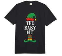 Matching Family Group Funny Xmas I'm The Baby Elf Christmas Comfort Colors Adult Heavyweight T-Shirt