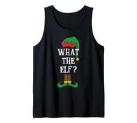 Matching Family Group What The Elf? Xmas Funny Christmas Camiseta sin Mangas