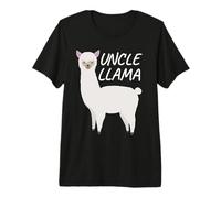 Matching Family Llama Uncle Llama for Funny Uncle Camiseta Premium