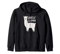 Matching Family Llama Uncle Llama for Funny Uncle Sudadera con Capucha
