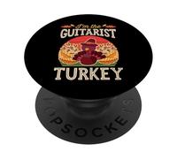 Matching Family Thanksgiving I'm The Guitarist Turquía PopSockets PopGrip Adhesivo