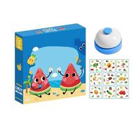 Matching Game - Education Board Toy | Card Game for Children Birthday Boys Girls Travel Outdoor Night Camping Beach Road Trip Holiday Family Entertainment Educational Card