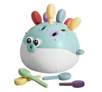Matching Game, Educational Color Recognition Toy, 5.51x5.31x4.92 Inches Cute Shape Learning Puzzle, Fine Motor Skill Builder for Kids Ages 1 to 3, Teachers, Homeschool, Preschool, Kindergarten