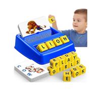 Matching Letter Game for Kids Toys Ages 3-8 Educational Toys for 3-8 Year Olds Boys Girls Halloween Birthday Party Xmas Easter Gifts Blue