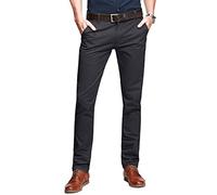 Matchstick Chino Pantalón para Hombre #8025(8025 Gris Militar#2,35.5W x 31L,XL/34)