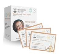 Matchstick Monkey Baby Gum & Teeth Wipes, Gently Remove Milk Sugars & Residue, On-the-go Oral Hygiene, Flouride-Free, Prevent Plaque Buildup, 0 Months +, Pack of 25