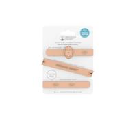 Matchstick Monkey, Correa de silicona antimicrobiana multiusos para mordedor, biberón y más en cochecito, coche y trona, a partir de 3 meses, 55 cm, rosa polvoriento