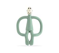 Matchstick Monkey, Original Teether & Gel Applicator, Antimicrobial Silicone Teething Toys for Baby, Easy to Grip, BPA Free, 3 Months Old+, 10.5 cm, Mint Green Monkey