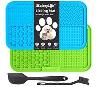 MateeyLife 2PCS Alfombra comedero Perro para Perros con ventosas, comedero Lento Perros Accesorios, Alfombra Perro para aliviar la ansiedad