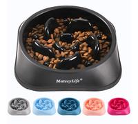 Mateeylife Comedero para Perros, Comedero Perro Antivoracidad para Cani Mediani e Grandi, Slow Feeder Anti Ingozzamento, Mediano 1 Unidad