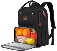 MATEIN Mochila de Picnic para Portatil de 15,6" con Compartimento Térmico