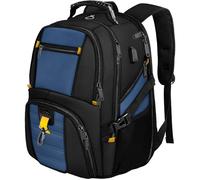 MATEIN Mochila Grande Hombre 55L, Mochila Portatil 18 Pulgadas Hombre Gran Capacidad con Puerto USB Impermeable Multifuncional Certificación TAS para Aviación para Viajes, Escuela, Trabajo, Azul Real