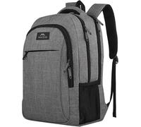 MATEIN Mochila Portatil 15.6 Hombre, Mochila Ordenador Portatil, Gris