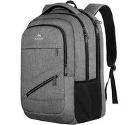 MATEIN Mochila Portatil 17 Pulgadas Grande, Mochilas Escolares, Gris