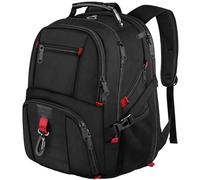 MATEIN Mochila Portatil 18 Pulgadas, Mochila Hombre Grande 55L para Ordenador Portatil Multifuncional Gran Volumen Impermeable con Puerto de Carga USB para Viajes, Trabajo, Uso Diario, Escuela, Negro