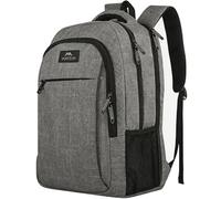 MATEIN Mochila Portatil 18 Pulgadas, Mochila Ordenador Portatil, Gris
