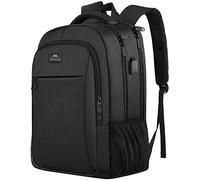 MATEIN Mochila Portatil Hombre Impermeable, Mochila Ordenador Portatil 15.6 Pulgadas con Puerto USB, Mochilas Portátil Antirrobo Laptop Backpack del Negocio Trabajo Diario Viaje Escolares - Negro