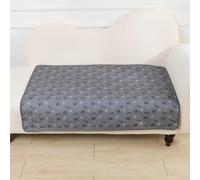 Mateju Alfombrillas de Entrenamiento para Perros Gatos, 2 Pieza Reutilizables Lavables Absorbentes Antideslizante Toallitas Entrenamiento Mascota Almohadilla, Gris (Hueso,XS 45x35cm)