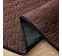 Mateju Alfombrillas de Entrenamiento para Perros Gatos, 2 Pieza Reutilizables Lavables Absorbentes Antideslizante Toallitas Entrenamiento Mascota Almohadilla (Marrón,50x70cm)