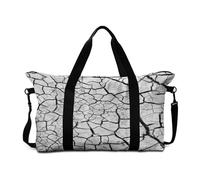 Mateju Bolsa de Viaje Veta de Madera 3D, Bolsa Deporte Plegable Grande, Mochila Gimnasio Mujer Hombres con Correa Ajustable & Asas Dobles, para Gimnasio,Viajes,Diario (Gris,56.5x16x33cm)