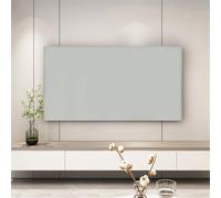 Mateju Cubierta Antipolvo para TV, Cubierta Antipolvo Universal, Color Sólido Funda para Televisor Elástico, Cubierta de Televisión, Pantalla de Funda para 32 a 85 Pulgadas (55-65 Pulgadas,Gris)