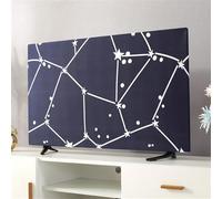 Mateju Cubierta Antipolvo para TV,Cubierta Antipolvo Universal,Funda para Televisor Elástico,Cubierta de Televisión Lavable,Protector Pantalla de Funda para 19 a 70 (32 Pulgadas,Estrella)