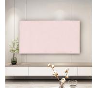 Mateju Cubierta Antipolvo para TV Universal, Funda para Televisor Elástico Color Sólido, Cubierta de Televisión Lavable,Protector Pantalla de Funda para 32 a 85 Pulgadas (32-39pulgadas,Rosa)