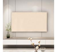 Mateju Cubierta Antipolvo para TV Universal, Funda para Televisor Elástico Color Sólido, Cubierta de Televisión Lavable,Protector Pantalla de Funda para 32 a 85 Pulgadas (56-65pulgadas,Beige)